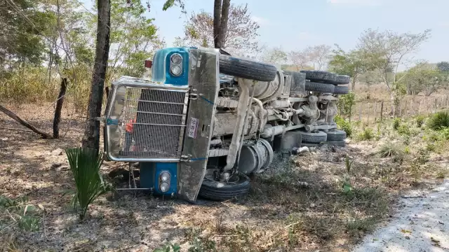 El conductor presentó heridas en el cuerpo