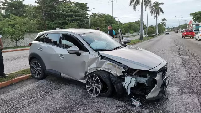 El accidente ocurrió la mañana del sábado, a la altura de la colonia Pedro Sainz de Baranda.