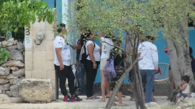 La familia se encontraba desconsolada por lo ocurrido con el joven