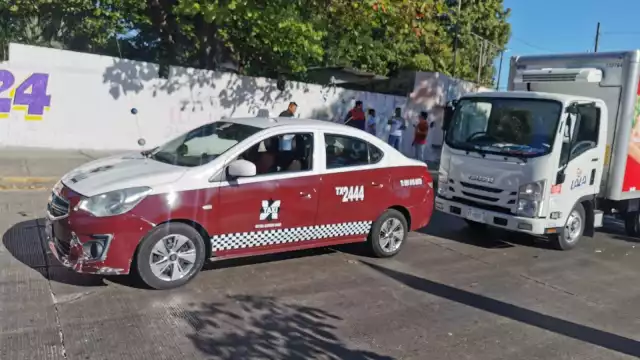 El taxi pertenece al Sindicato Único de Trabajadores del Volante