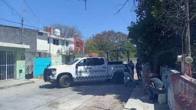 La Guardia Nacional mantiene el operativo en la colonia Bojórquez de Mérida