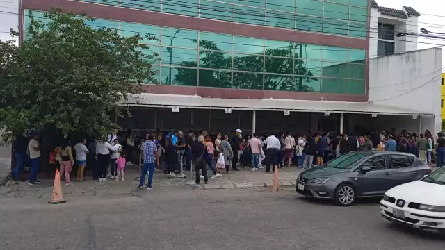 Calculan que este día atenderán en el módulo entre 600 y 700 personas