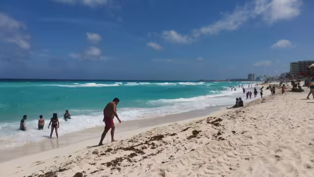 Las temperaturas en la península son altas