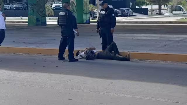 El taxista circulaba sobre el Boulevard Playa del Carmen