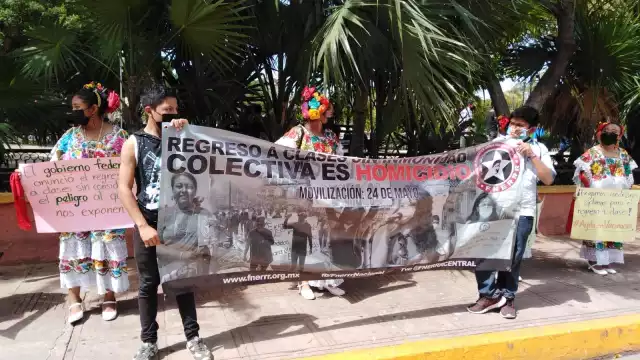 Los jóvenes forman parte de la Federación Nacional de Estudiantes Revolucionarios