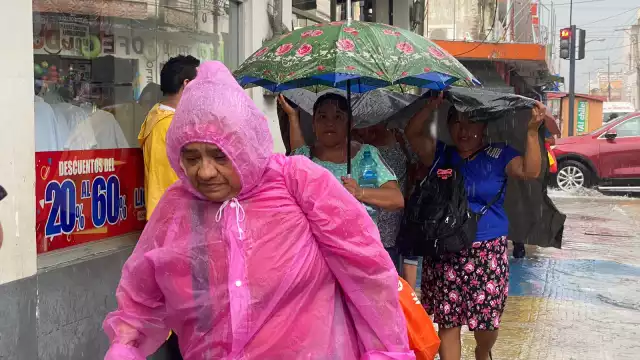 Según la información oficial, en Yucatán se esperan lluvias hasta las 18:00 horas en la región Poniente, Litoral Centro, Noroeste, Centro, Sur, Noreste y Oriente