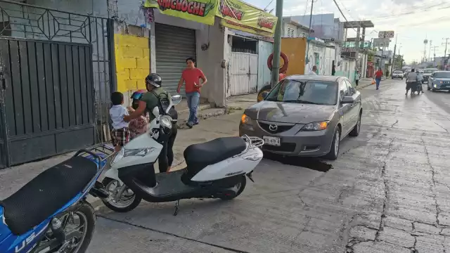 Los motociclistas resultaron solamente con heridas leves