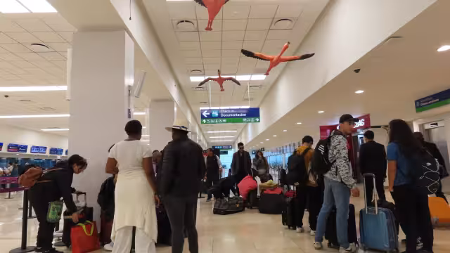 Los vuelos han llegado con hasta media hora de adelanto