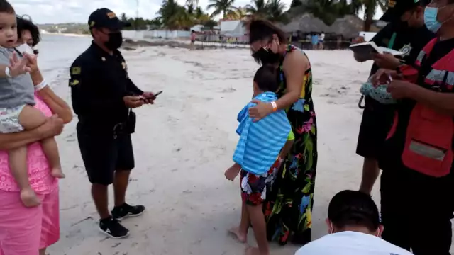 Un menor de 10 años resultó herido en la pierna por recibir un golpe con el hocico de un pez aguja