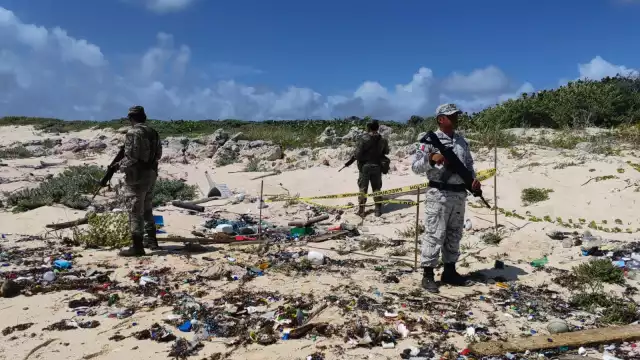 Fue encontrado durante un reconocimiento terrestre.