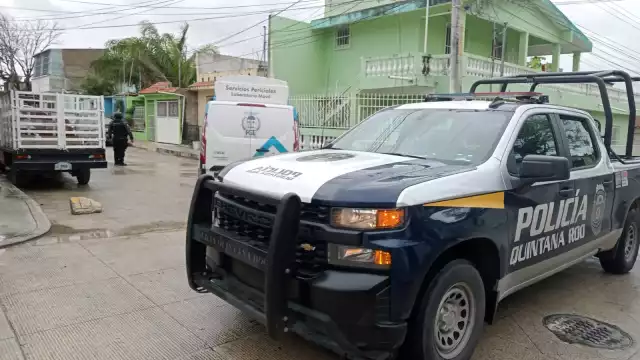 La Policía Quintana Roo llegó al lugar del operativo