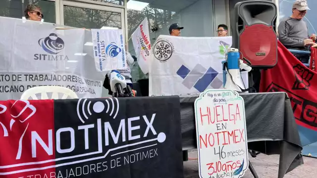 Después de 3 años terminó la huelga de notimex