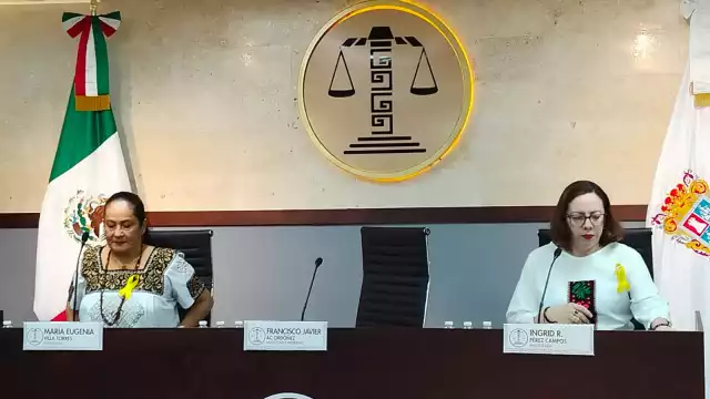 Ingrid Pérez Campos y María Villa Torres fueron designadas magistradas por el Senado para un periodo de siete años.