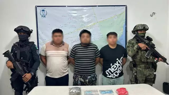 Los individuos fueron asegurados sobre la avenida Tulum con avenida Satélite de la colonia Centro