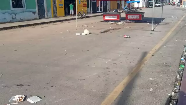 Lleno de basura quedaron las calles en José María Morelos