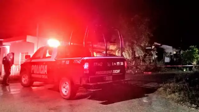 La zona fue acordonada por las autoridades una vez que se realizó el ataque armado la noche de este miércoles