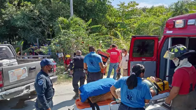 Mujer alcoholizada provoca fuerte accidente en la Zona Continental de Isla Mujeres