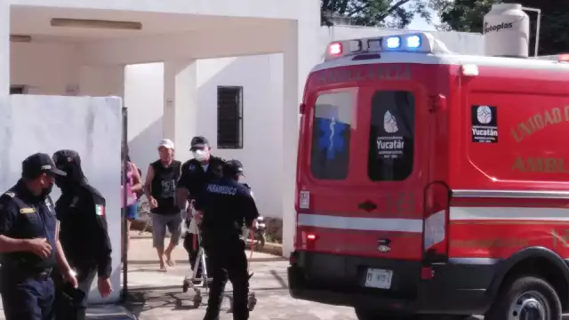 Por la gravedad de la herida, Luis Gerardo fue trasladado al Hospital Agustín O’Horán de Mérida