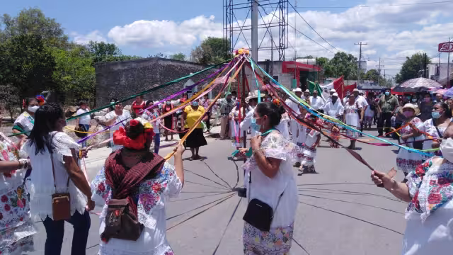 Los feligreses aseguraron pedir por lluvias para las cosechas de la comisaría