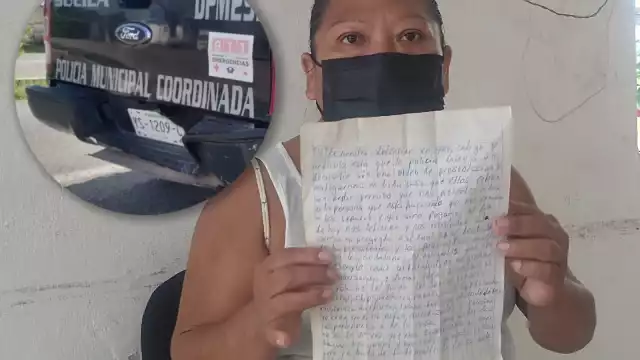 La mujer asegura que además del abuso de autoridad, la policía de Sucilá le robó varias pertenencias de su vivienda