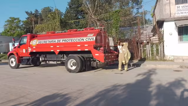 El fuego causó daños materiales