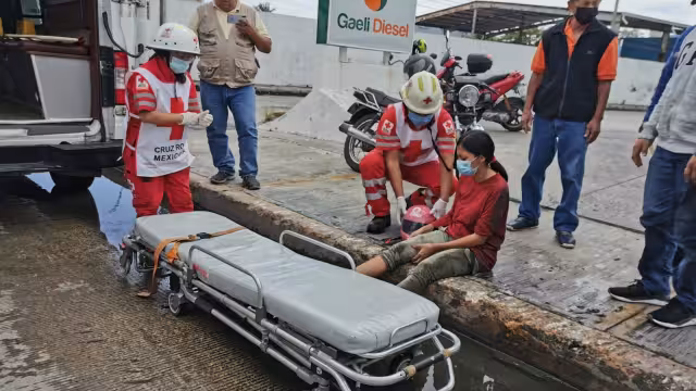 La Cruz Roja atendió a ambos