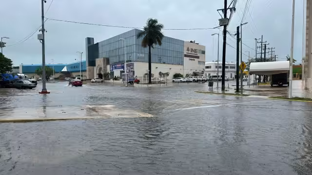 Inundaciones de la Tormenta Tropical Alberto en Campeche