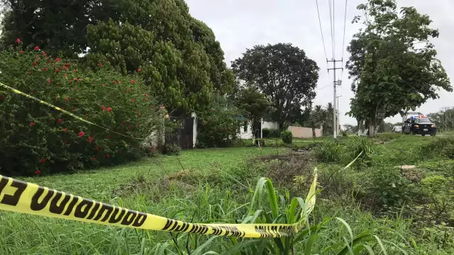 En el lugar y zonas aledañas se montó un operativo con elementos policiales