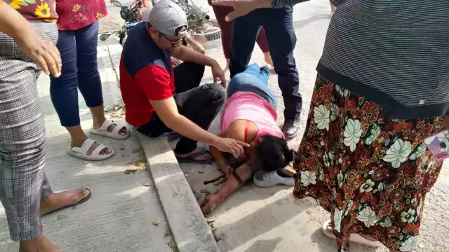 Los lesionados fueron trasladados al hospital del IMSS-Bienestar