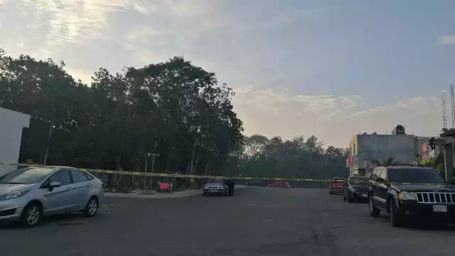 Las autoridades acordonaron la zona del ataque armado