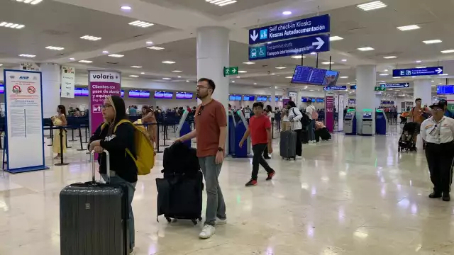 Se registra un vuelo cancelado en el aeropuerto de Cancún