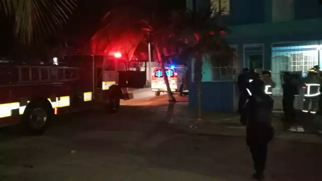 El incendio fue dentro de una casa