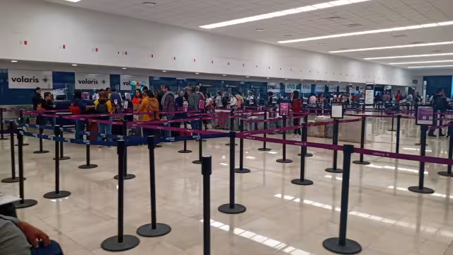 Pese a los retrasos, no se registraron afectaciones en el aeropuerto de Mérida