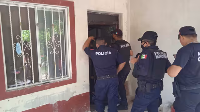 Al lugar llegaron elementos de la policía municipal de Akil