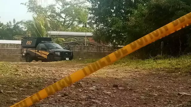 La policía llegó para acordonar la zona