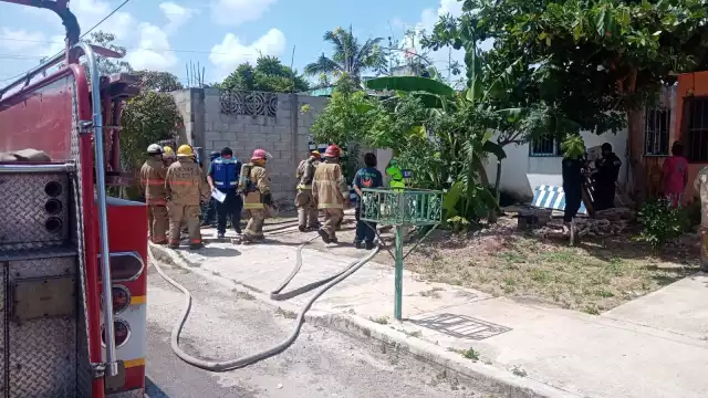 El cortocircuito ocurrió en uno de los cuartos de la vivienda