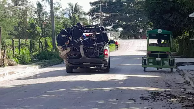 La Policía Estatal detuvo a dos hombres y aseguró una motocicleta en la colonia Salsipuedes