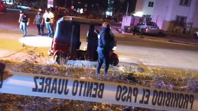 Mototaxista de Cancún es ejecutado a tiros
