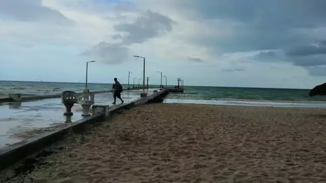 Las lluvias y el mal tiempo han alejado a los turistas del Puerto de Sisal
