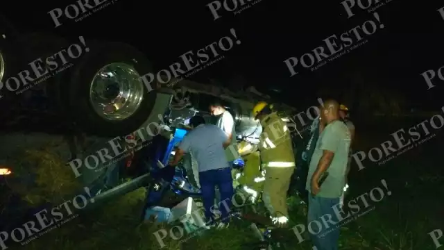 Hasta el momento no se ha dado a conocer la identidad del chofer y la causa por la que perdió el control