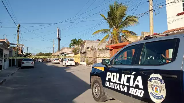 La policía llegó a la colonia para investigar el ataque