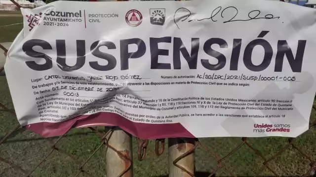 La Empresa Marlin de Quintana  Roo encargada de las obras carece de una licencia  de construcción por parte del Municipio