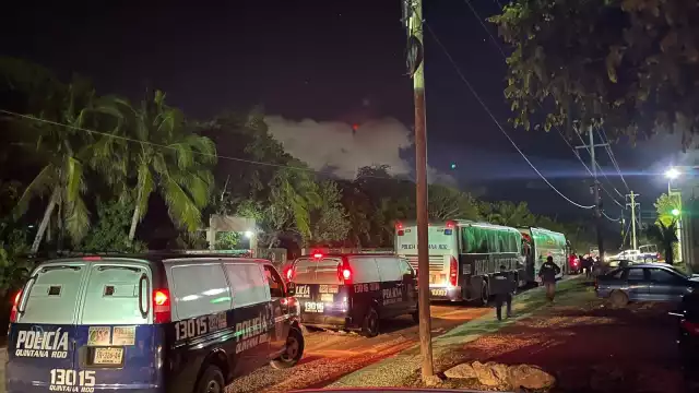 En un operativo, fueron trasladados los internos de la cárcel de Playa del Carmen al Cereso de Chetumal