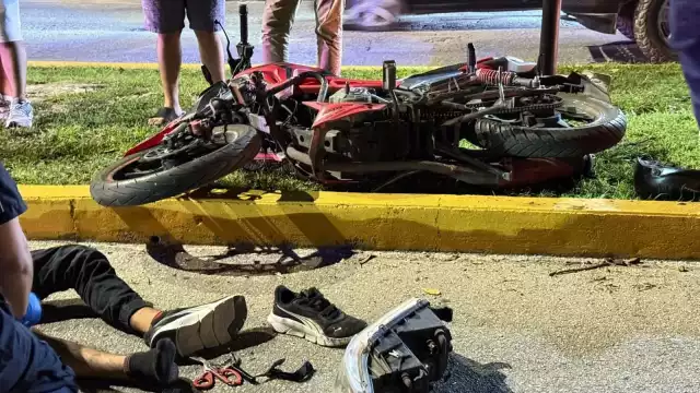 Uno de los heridos presentó posible fractura de clavícula, mientras otro resultó con lesiones menores en el brazo derecho