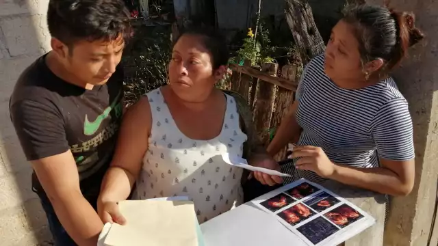 El estudio hecho en un centro privado, mostró que el bebe tenía el cordón enrollado