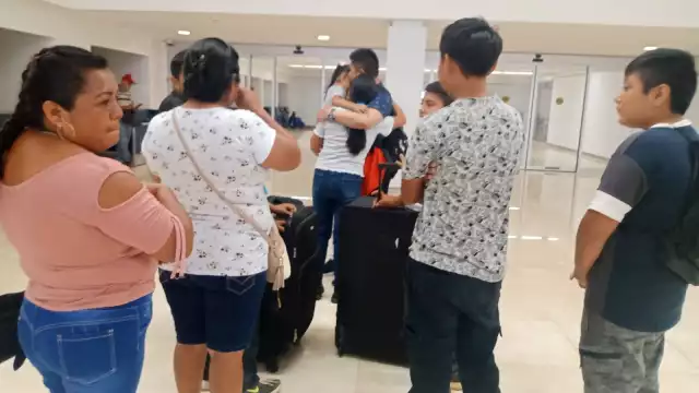 José Román Kantún Bonilla regresó ayer a Yucatán, de San Francisco, California