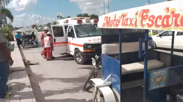 La mujer presentó heridas en el brazo izquierdo