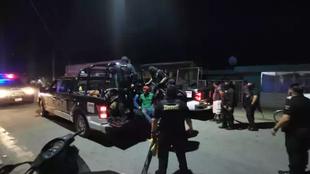 entre los 10 detenidos había una mujer