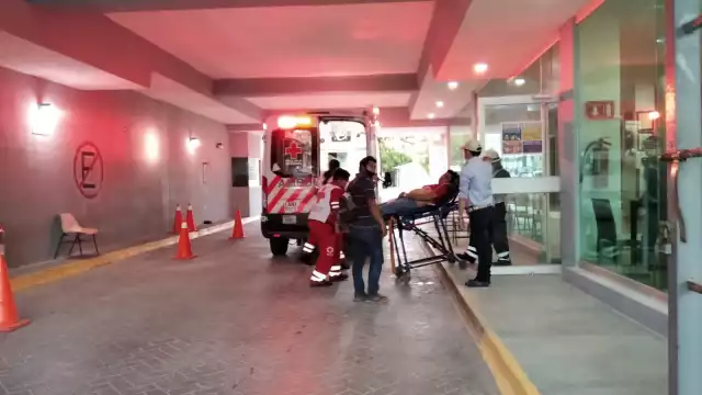 Los lesionados fueron trasladados al hospital