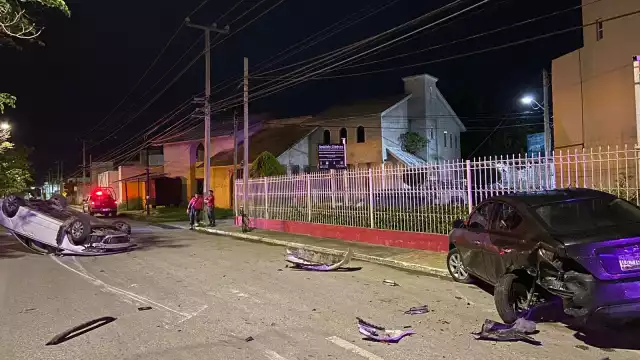 Tras causar los daños materiales el hombre de la tercera edad intentó huir